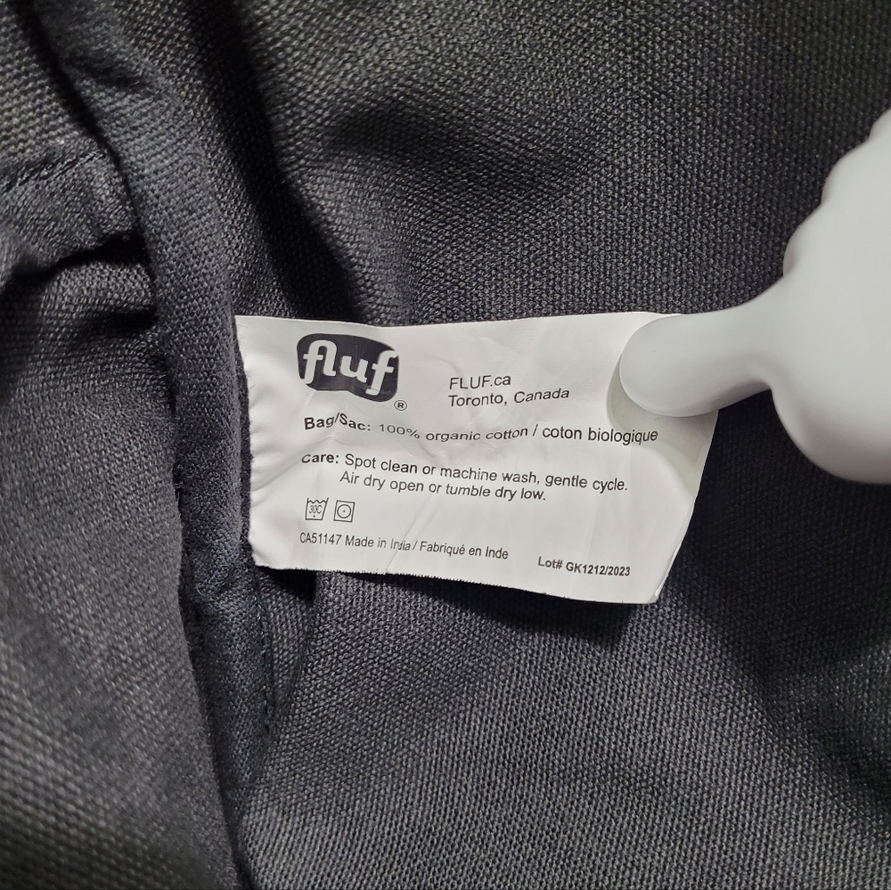 Fluf B Pack Black and Tan Eco-Friendly Backpack - Picture 7 of 7